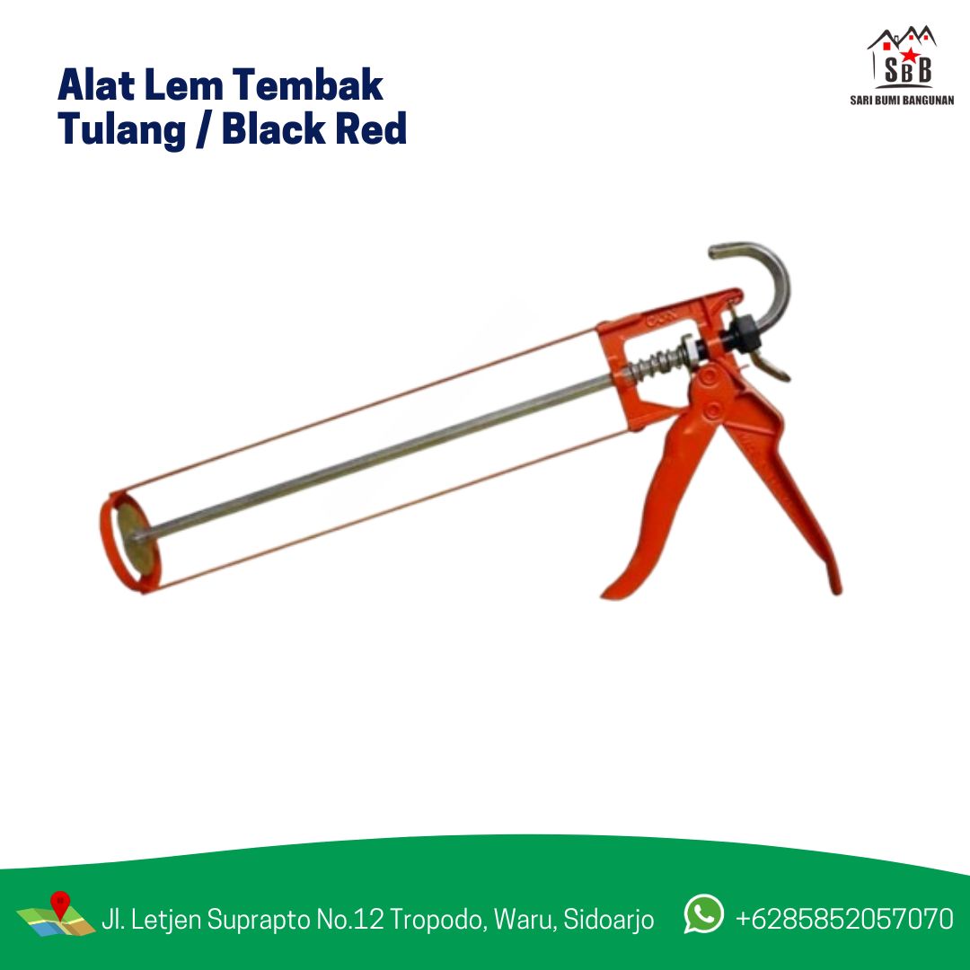 Alat Lem Tembak Tulang / Black Red